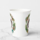 シーズー（犬）ツクリスマスリースフェスティバルカップ 紙コップ (右)