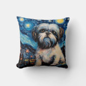 シーズー（犬）ツスターリーナイト クッション (正面)