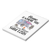 シーズー（犬）ツス ノートパッド (回転)