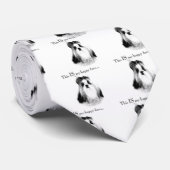 シーズー(犬)ツハピー顔 ネクタイ (ロール)