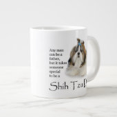 シーズー(犬)ツパパジャンボマグ ジャンボコーヒーマグカップ (正面右)