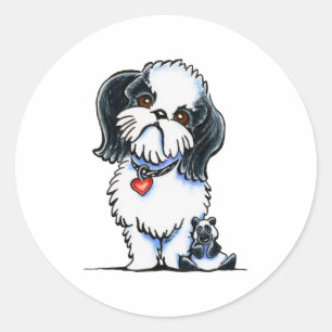 シーズー(犬)ツパンダ ラウンドシール