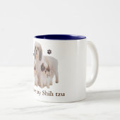 シーズー(犬) ツートーンマグカップ (正面右)