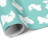 シーズー（犬）・ツー・ドッグの子犬の長髪 ラッピングペーパー (ロールコーナー)