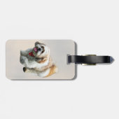 シーズー（犬）ツ歩く ラゲッジタグ (裏面横)