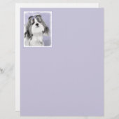 シーズー（犬）ツ絵画ズ – かわいいオリジナルドッグアート (正面/裏面)