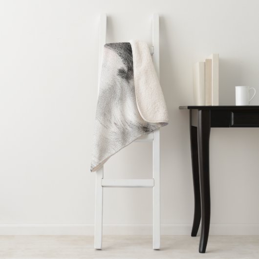 シーズー(犬)ツ絵画ズ – かわいいオリジナルドッグアート シェルパブランケット (インサイチュ)