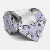 シーズー（犬）ツ絵画ズ – かわいいオリジナルドッグアート ネクタイ (ロール)