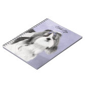 シーズー(犬)ツ絵画ズ – かわいいオリジナルドッグアート ノートブック (左側)