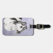 シーズー(犬)ツ絵画ズ – かわいいオリジナルドッグアート ラゲッジタグ (正面横)