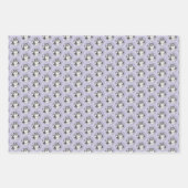 シーズー(犬)ツ絵画ズ – かわいいオリジナルドッグアート ラッピングペーパーシート (正面)