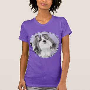 シーズー(犬)ツ絵画ズ – かわいいオリジナルドッグアート Tシャツ