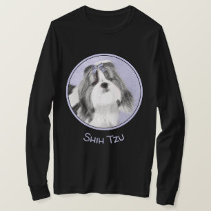 シーズー(犬)ツ絵画ズ – かわいいオリジナルドッグアート Tシャツ