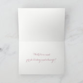 シーズー(犬)ティアラ卒業サンキューカード付きチズドッグ サンキューカード (内部)