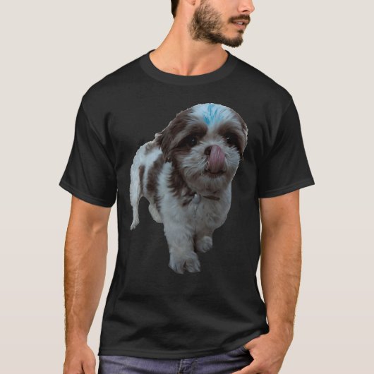 シーズー（犬）テッド Tシャツ (正面)