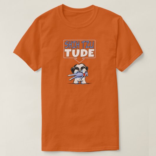 シーズー(犬)トゥートゥードック Tシャツ (デザイン正面)