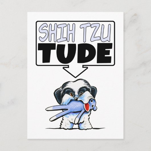 シーズー（犬）トゥート ポストカード (正面)