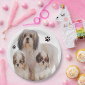 シーズー（犬） ペーパープレート (パーティー)