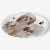 シーズー（犬） ペーパープレート (アングル)