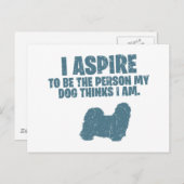 シーズー（犬） ポストカード (正面/裏面)