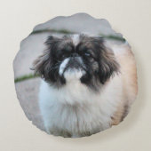シーズー（犬） ラウンドクッション (裏面)