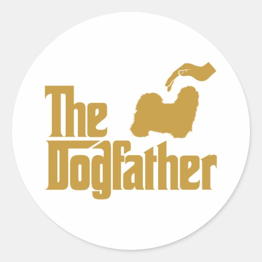 シーズー（犬） ラウンドシール (正面)