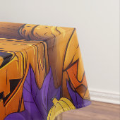 シーズー(犬)不気味ズドッグハロウィーンウィッチとカボチャ テーブルクロス (インサイチュ)