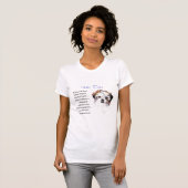 シーズー(犬)好きの贈り物 Tシャツ (正面フル)