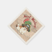 シーズー（犬）津海賊団 スタンダードカクテルナプキン (角)