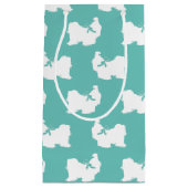 シーズー（犬） – 津犬の子犬の長毛 スモールペーパーバッグ (正面)