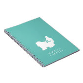 シーズー（犬） – 津犬の子犬の長毛 ノートブック (右側)