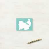 シーズー（犬） – 津犬の子犬の長毛 ポストイット (デスク上)