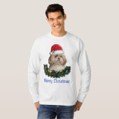 シーズー(犬)津犬クリスマスアイテムTシャツ Tシャツ (正面フル)