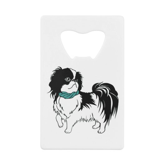 シーズー（犬）津 クレジットカード栓抜き (正面)