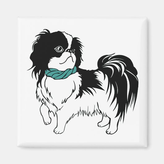 シーズー(犬)津 マグネット (正面)