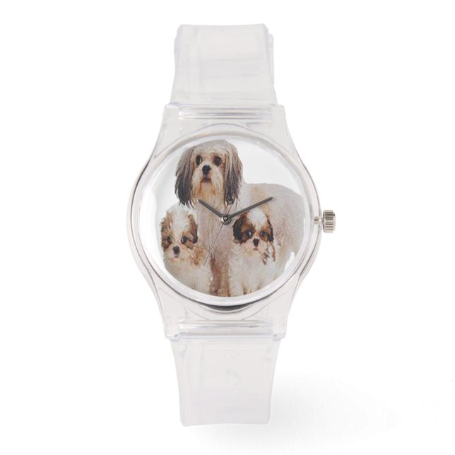 シーズー（犬） 腕時計 (正面)