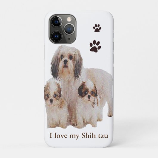 シーズー（犬） Case-Mate iPhoneケース (裏)