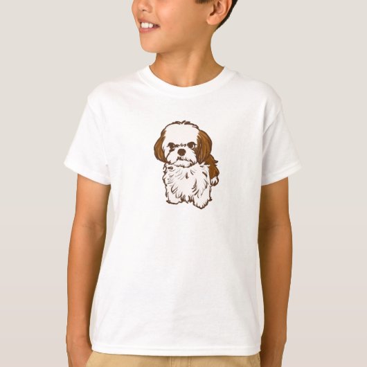 シーズー（犬） Tシャツ (正面)