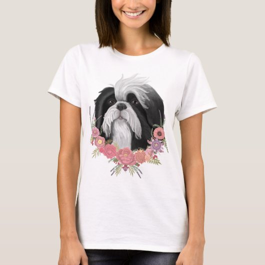 シーズー（犬） Tシャツ (正面)