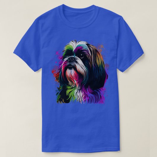 シーズー（犬） Tシャツ (デザイン正面)