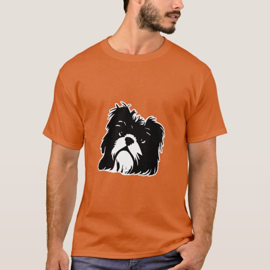 シーズー(犬)Tシャツ Tシャツ (正面)