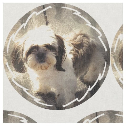 シーズー（犬） tsu2 ファブリック (クローズアップ)