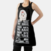 シーズー（犬）tzuあなたが作るすべてのスナック エプロン (インサイチュ)