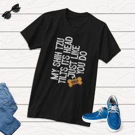 シーズー（犬）tzuあなたのように頭を持つ tシャツ