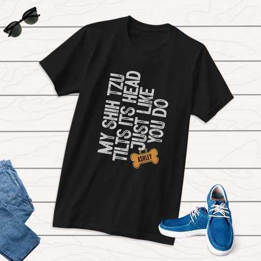 シーズー（犬）tzuあなたのように頭を持つ tシャツ