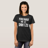 シーズー(犬)Tzuで Tシャツ (正面フル)