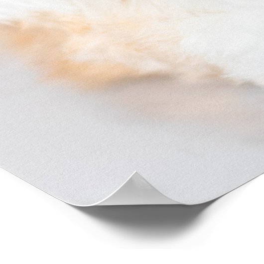 シーズー(犬)Tzuないおもしろいかわいい愛犬家カスタムフォト文字 ポスター (角)