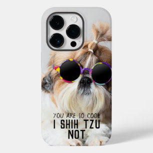 シーズー(犬)Tzuないおもしろいかわいい愛犬家カスタムフォト文字 Case-Mate iPhone 14 Proケース