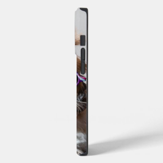 シーズー(犬)Tzuないおもしろいかわいい愛犬家カスタムフォト文字 Case-Mate iPhoneケース (裏面 / 左)