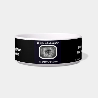 シーズー（犬）Tzuのためのかわいい犬の皿 ボウル